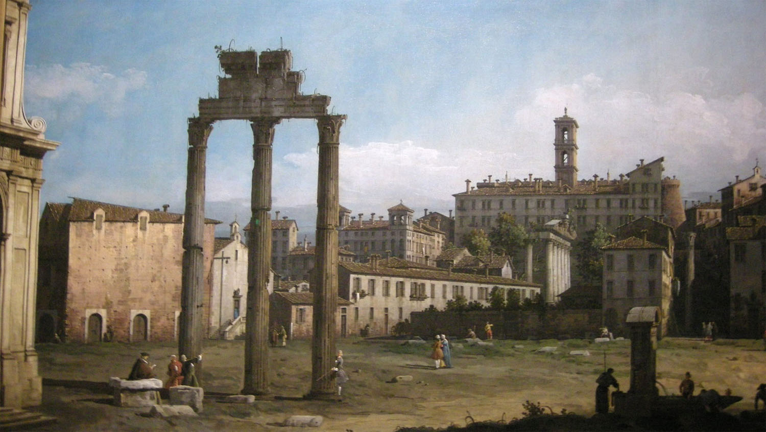 Bernardo Bellotto, Ruines du Forum de Rome